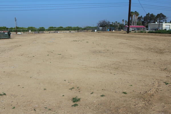 R'Garden Event Area cleared